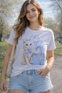 T-shirt Niet voor de poes