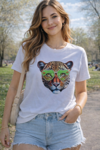 T-shirt panter life - Maat 38/42